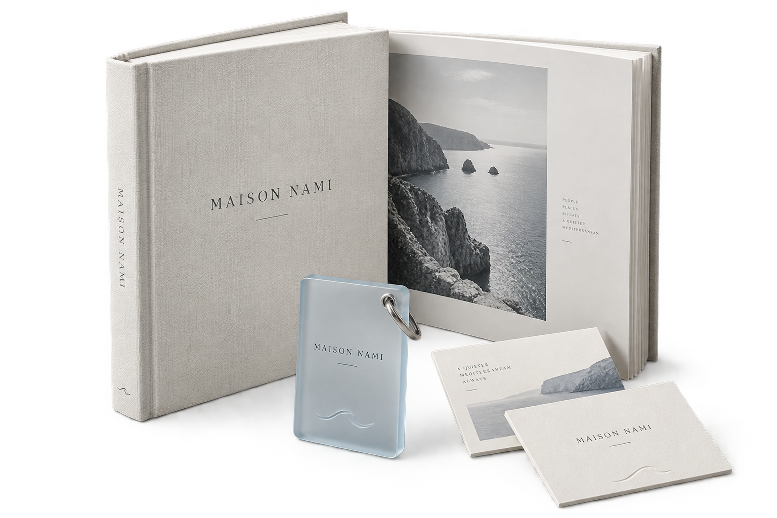 Livre de marque et supports Maison Nami